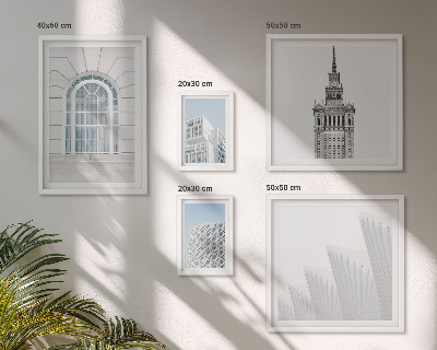 Polyptic înrămat Arhitectură modernă minimalistă