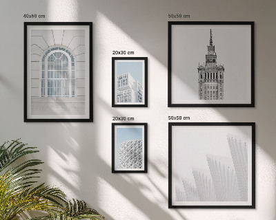 Polyptic înrămat Arhitectură modernă minimalistă