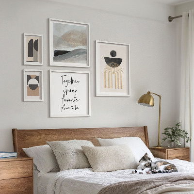 Decorațiune de perete set tablouri Forme abstracte ale naturii