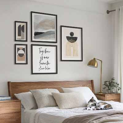 Decorațiune de perete set tablouri Forme abstracte ale naturii