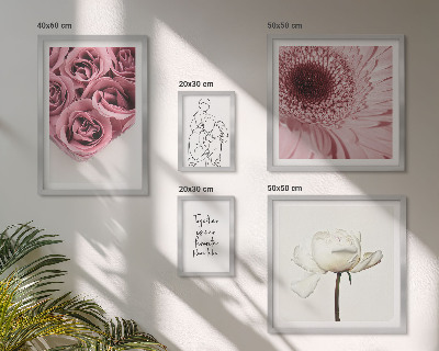 Polyptic înrămat Inspirații florale boho