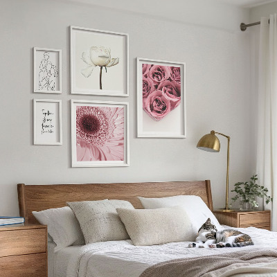 Polyptic înrămat Inspirații florale boho