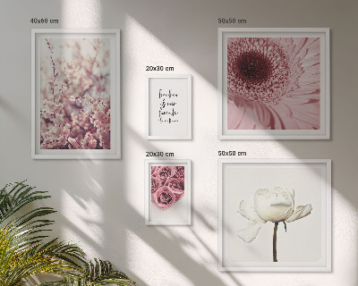Decorațiune de perete set tablouri Accente florale romantice