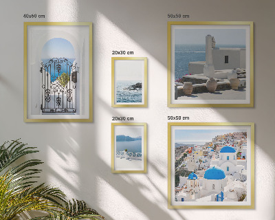 Polyptic înrămat Vederi ale Greciei mediteraneene