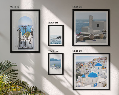 Polyptic înrămat Vederi ale Greciei mediteraneene