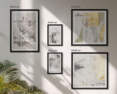 Decorațiune de perete set tablouri Modele neutre abstracte