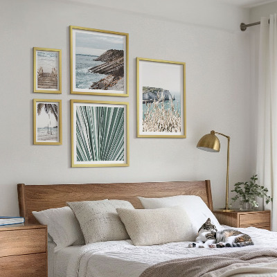 Decorațiune de perete set tablouri Plaje de la malul mării în tropice