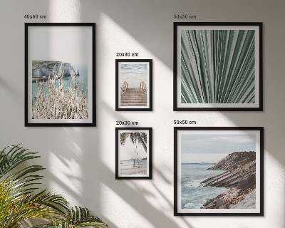Decorațiune de perete set tablouri Plaje de la malul mării în tropice
