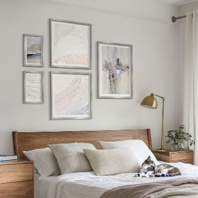 Decorațiune de perete set tablouri Nuanțe de compoziții abstracte