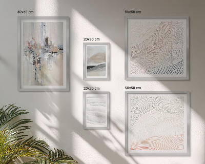 Decorațiune de perete set tablouri Nuanțe de compoziții abstracte