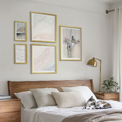 Decorațiune de perete set tablouri Nuanțe de compoziții abstracte