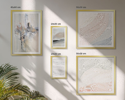 Decorațiune de perete set tablouri Nuanțe de compoziții abstracte