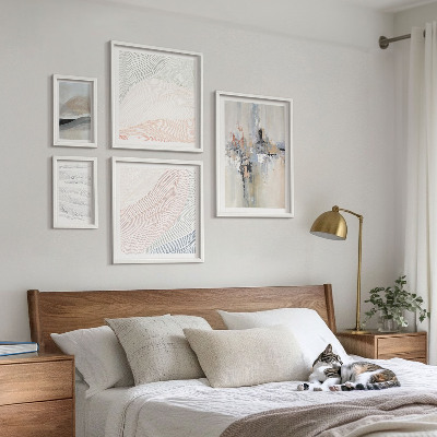 Decorațiune de perete set tablouri Nuanțe de compoziții abstracte