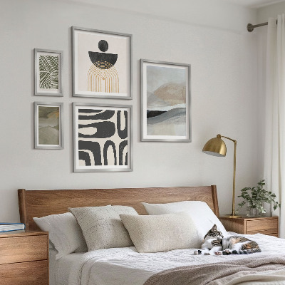 Decorațiune de perete set tablouri Modele abstracte în culori