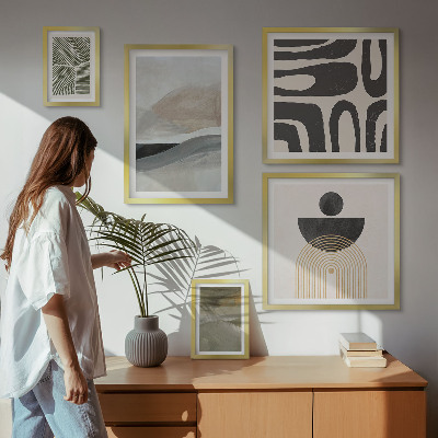 Decorațiune de perete set tablouri Modele abstracte în culori