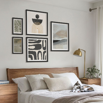 Decorațiune de perete set tablouri Modele abstracte în culori