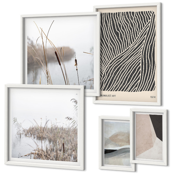 Decorațiune de perete set tablouri Artă minimalistă a naturii