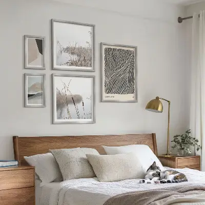 Set de tablouri decorative pentru perete cu artă minimalistă a naturii
