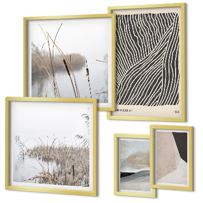 Decorațiune de perete set tablouri Artă minimalistă a naturii