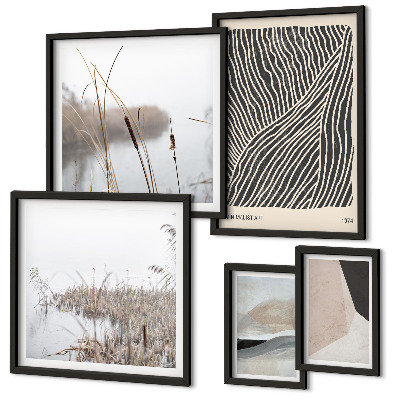Decorațiune de perete set tablouri Artă minimalistă a naturii