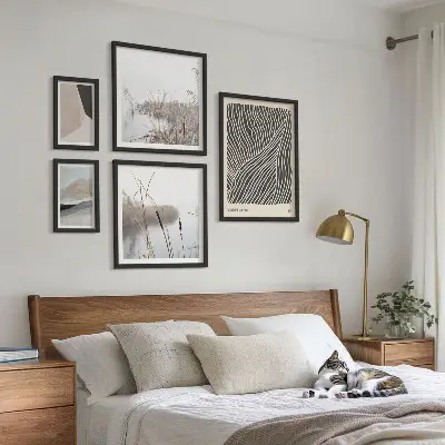 Set de tablouri decorative pentru perete cu artă minimalistă a naturii