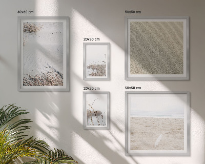 Decorațiune de perete set tablouri Motive minimaliste de plajă