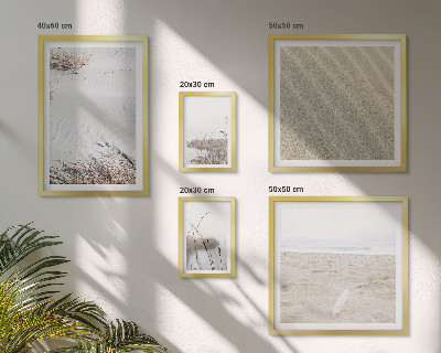 Decorațiune de perete set tablouri Motive minimaliste de plajă