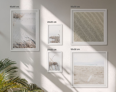 Decorațiune de perete set tablouri Motive minimaliste de plajă