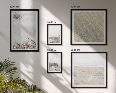 Decorațiune de perete set tablouri Motive minimaliste de plajă