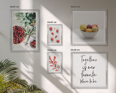 Decorațiune de perete set tablouri Compoziții de fructe și plante