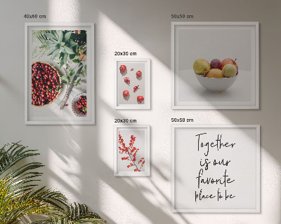 Decorațiune de perete set tablouri Compoziții de fructe și plante