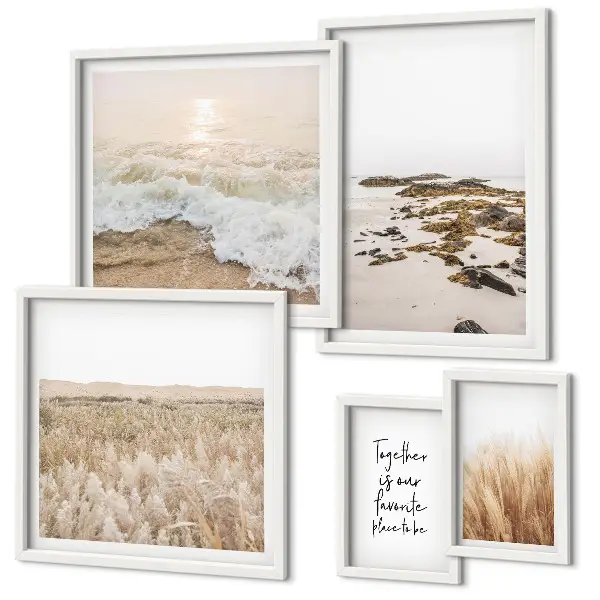 Set tablouri decorative pentru perete cu peisaje naturale din natură