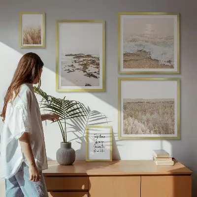 Set tablouri decorative pentru perete cu peisaje naturale din natură