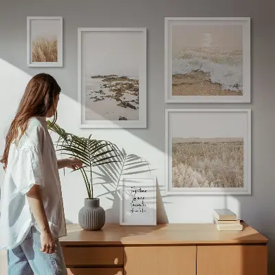 Set tablouri decorative pentru perete cu peisaje naturale din natură