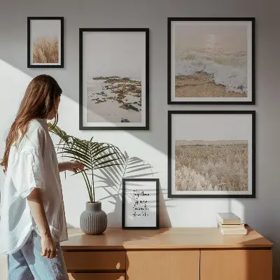 Set tablouri decorative pentru perete cu peisaje naturale din natură