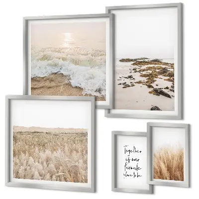 Set tablouri decorative pentru perete cu peisaje naturale din natură