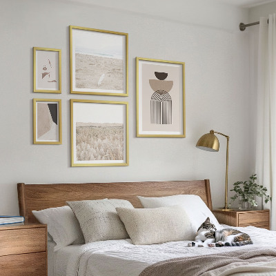 Decorațiune de perete set tablouri Peisaje abstracte elegante