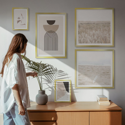 Decorațiune de perete set tablouri Peisaje abstracte elegante