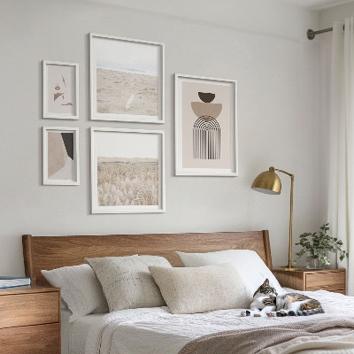 Decorațiune de perete set tablouri Peisaje abstracte elegante