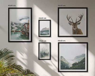 Polyptic înrămat Peisaje naturale montane