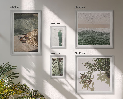 Decorațiune de perete set tablouri Relaxare cu apă pentru plante de vară