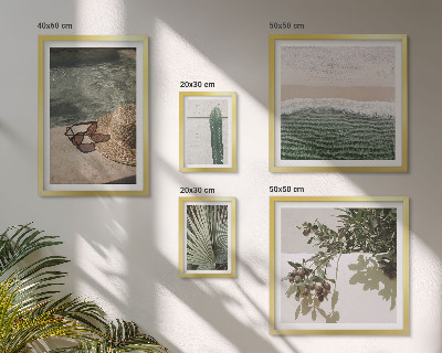 Decorațiune de perete set tablouri Relaxare cu apă pentru plante de vară