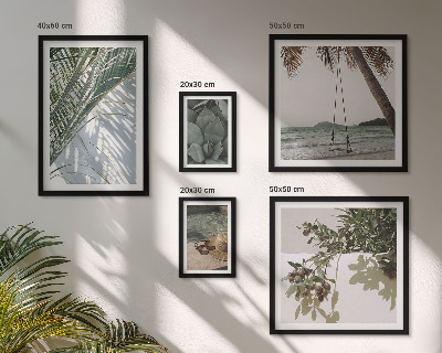 Polyptic înrămat Plante tropicale relaxante