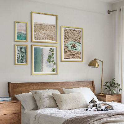 Decorațiune de perete set tablouri Vederi la plaja tropicală