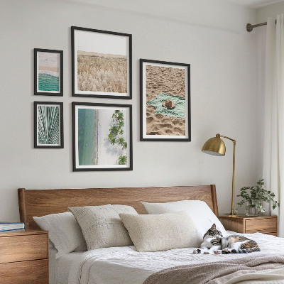 Decorațiune de perete set tablouri Vederi la plaja tropicală