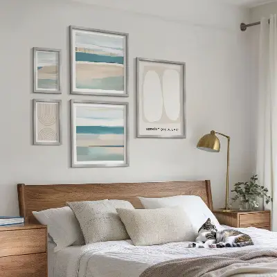 Set de tablouri decorative pentru perete cu compoziții abstracte din natură