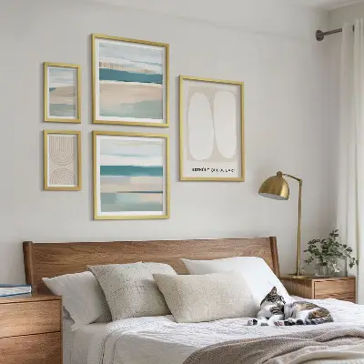 Set de tablouri decorative pentru perete cu compoziții abstracte din natură