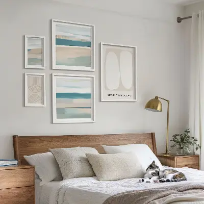 Set de tablouri decorative pentru perete cu compoziții abstracte din natură