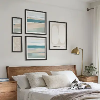 Set de tablouri decorative pentru perete cu compoziții abstracte din natură