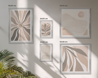 Polyptic înrămat Compoziții naturale elegante
